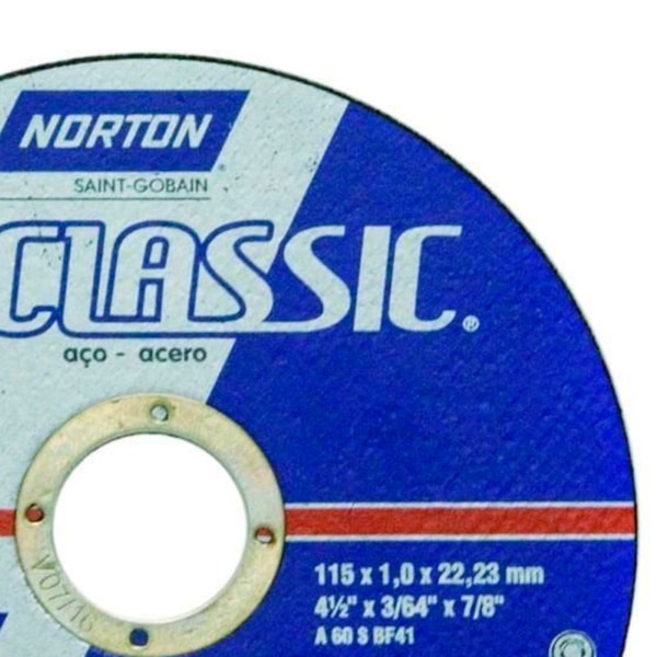 Disco de Corte para Aço Carbono 115 x 1 x 22mm Norton-f3faada0-c173-4cdb-9318-c32f4332a00f