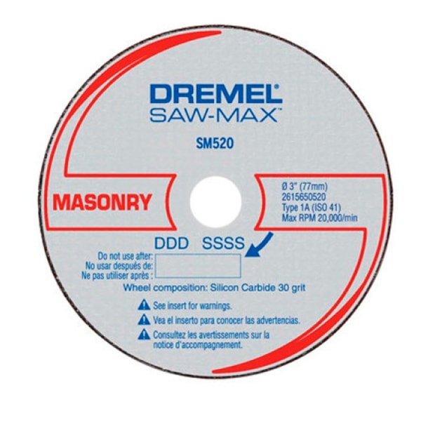 Disco de Corte para Alvenaria 80x20mm Saw-Max Dremel-20ab053b-dc87-42ce-b51c-2bd9818a1692