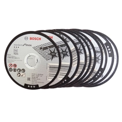 Disco de Corte para Inox 115x1x22,23mm Box 10Un. Bosch-e2620853-e37f-4252-a2aa-9c6020d47e0a
