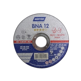 Disco de Corte Para Inox 4.1/2x1,6x7/8 BNA12 Norton