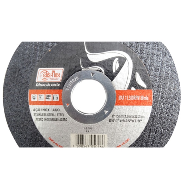 Disco de Corte para Inox/Aço 4.1 2x1,0x7/8 Prata Disflex-d8b1a68e-f69c-4e68-ac31-185e265ce61b