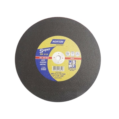 Disco de Corte para Metais AR312 300 x 3,2 x 15,9mm Norton-5cb664a3-54c8-44e6-8c68-6be1c458ae81