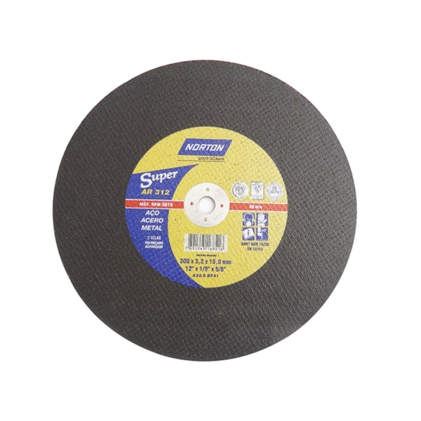 Disco de Corte para Metais AR312 300 x 3,2 x 15,9mm Norton-850c7334-7890-40b6-9b9d-7e3b26153cef