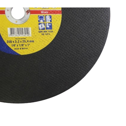 Disco de Corte para Metais AR312 355 x 3,2 x 25,40mm Norton