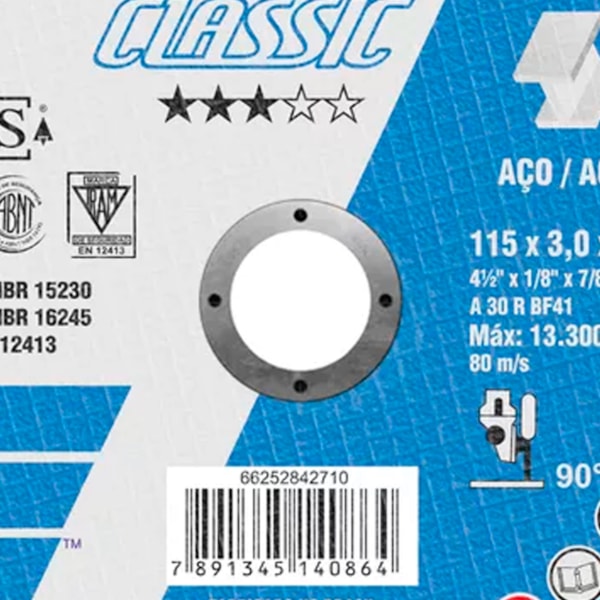 Disco de Corte para Serralheiro 115,3x3,0x22,23mm Norton-b74f7dfe-3961-4482-ac1e-4ed273af170d