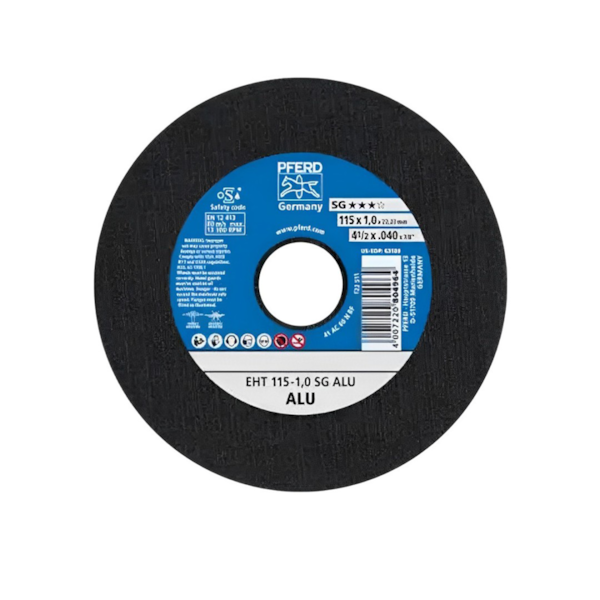 Disco de Corte SG Alu 115mm x  22mm EHT Para Alumínio 61340415 Pferd-e78664f7-9ee0-42d9-9357-2a7a184aec05