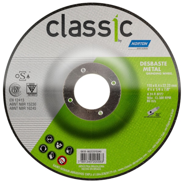 DISCO DE DESB 4.1/2X1/4X7/8 BDA600 CLASSIC-7d5509af-07dd-4399-86ec-ec094155e71e