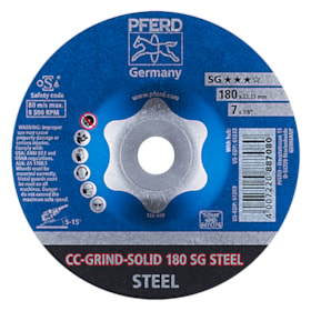 Disco de Desbaste 7 Pol para Aço CC Grind Solid 64185180 Pferd