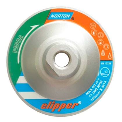 Disco de Desbaste Diamantado 105x14mm Norton-4504c199-6840-48cb-a264-2bae8a016b03