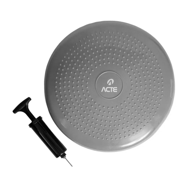Disco De Equilíbrio E Reabilitação Com Superfície Massageadora 33cm Cinza T6 Acte Sports-367286db-079b-4288-b020-d71f44a8b1ee