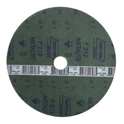 Disco de Lixa de Fibra 7Pol Grão 24 F212 Norton-0c90e50d-312a-441e-a047-2303e134f79d
