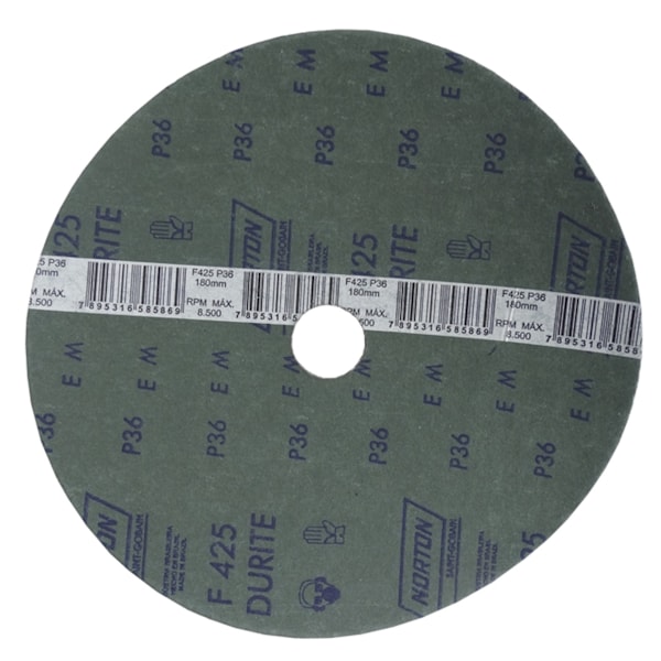 Disco de Lixa de Fibra 7Pol Grão 36 F425 Norton-7ff7a79b-af91-4cf3-b539-f21752dd9c67