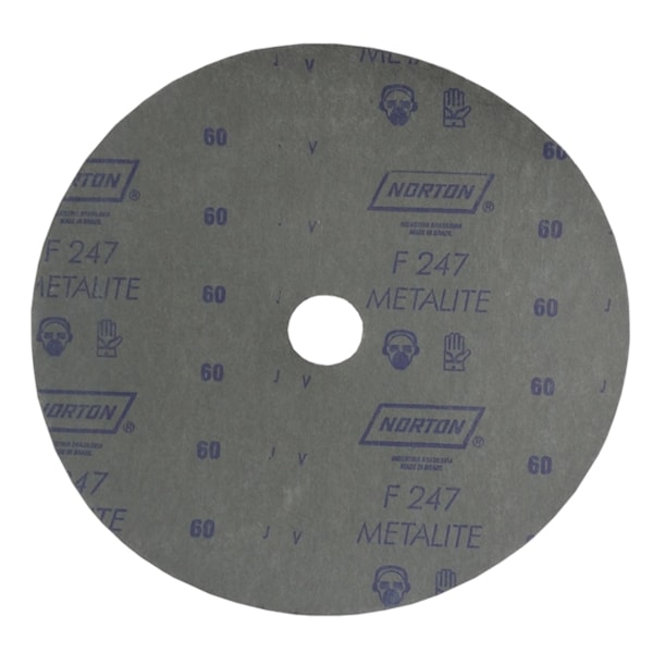 Disco de Lixa de Fibra 7Pol Grão 60 F247 Norton-21d61064-e526-4863-aaf0-dfd721a1faa7