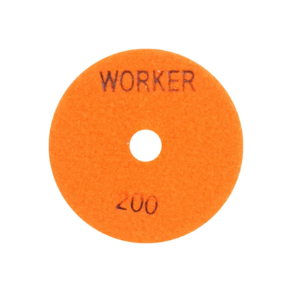 Disco de Lixa Diamantado 100mm Grão 200 Laranja 6279 Worker -8c476e64-442a-44b9-addb-0cdf01ecad8c