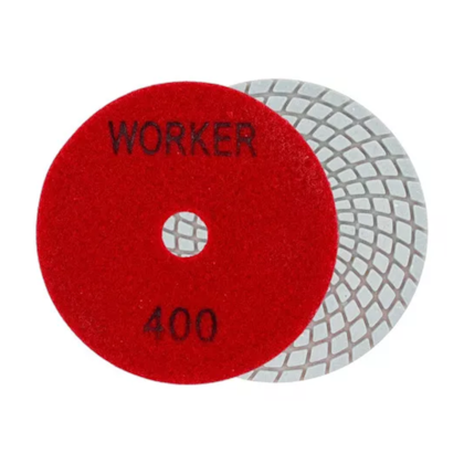 Disco de Lixa Diamantado 100mm Grão 400 Vermelho 6288 Worker-dd51ea29-aeb4-4ebd-8245-259f679650c8