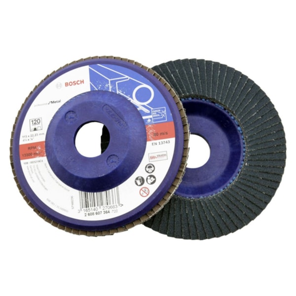 Disco de Lixa Flap Para Metal 4.1/2
