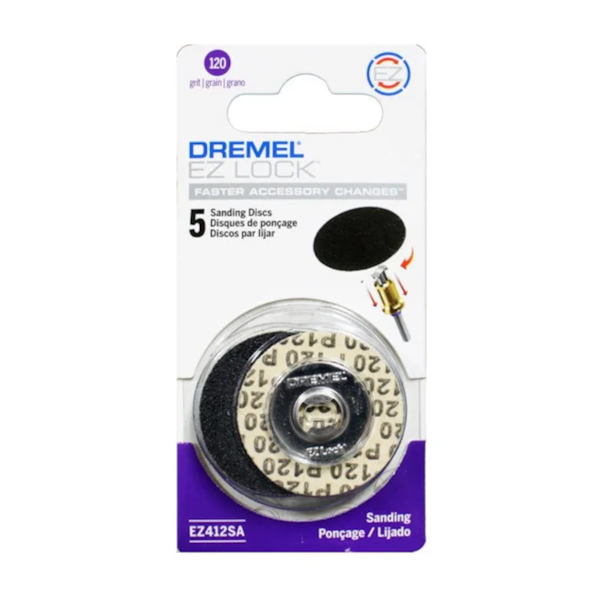 Disco De Lixa Grão 120 EZ-LOCK 31,8mm 2615E412AC Dremel-0e46ebf7-c029-4709-87ef-b83e686d7564