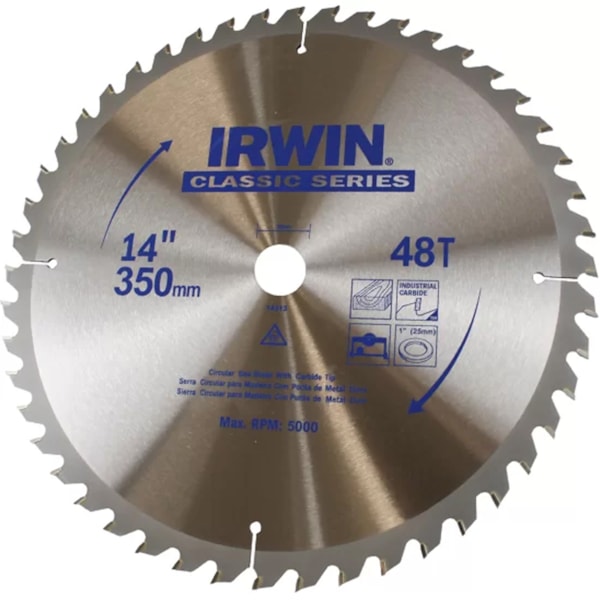 Disco De Serra Circular 350MM 48D IW14313 Irwin-c11bd1a5-6e3e-43f9-9226-31f6378b4bb4