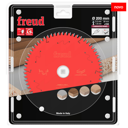 Disco de Serra Circular F30 200 x 2,50mm p/ MDF 64 Dentes F03FS09803 Freud
