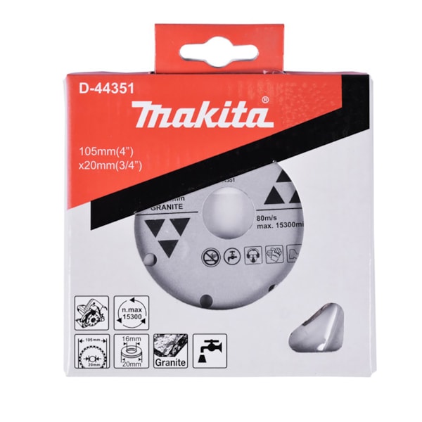 Disco Diamantado  105MM x 20MM Segmentado D-44351 Makita-e172d525-933b-4a7b-9346-80dbf036bde9