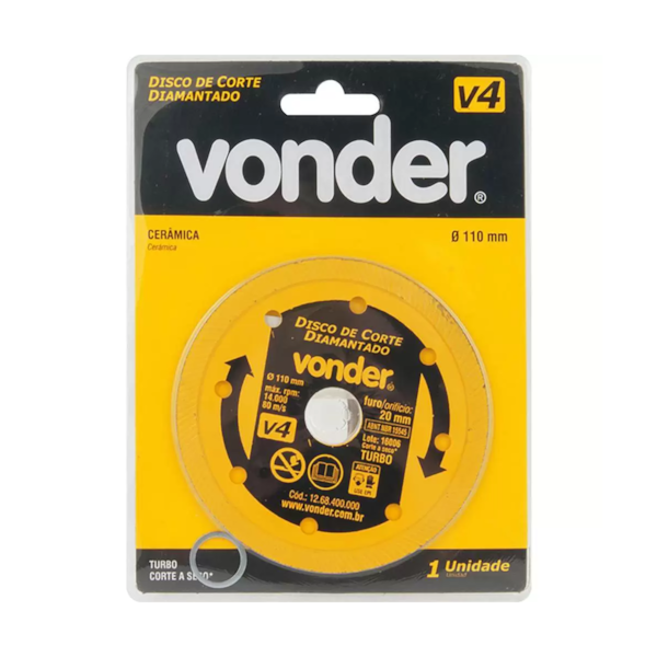 Disco Diamantado 110 mm Turbo V4 12.68.400.000 Vonder-93f591d9-d6c3-4e33-8b23-4ac2087a52be