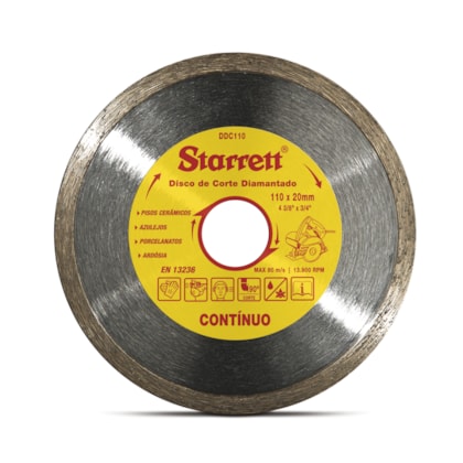 DISCO DIAMANTADO 110MM CONTINUO DDC110 STARRETT-3f51f133-e5bd-42b4-b04c-c5b673e9e245