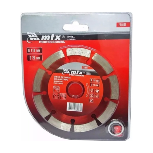 Disco Diamantado 110mm Segmen/Seco 731049 MTX-088992fd-8257-44f2-9b93-7ebf5ee9d363