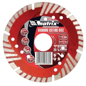 Disco Diamantado 180mm Segmentado 731119 MTX