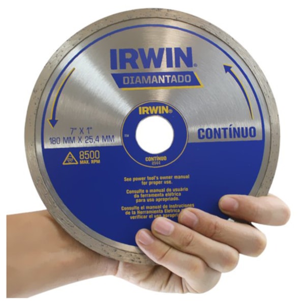 Disco Diamantado 180MMX25,4MM Continuo IW8944 Irwin-5cbdbeaf-e7e9-4580-ad66-42fea0bf0e57
