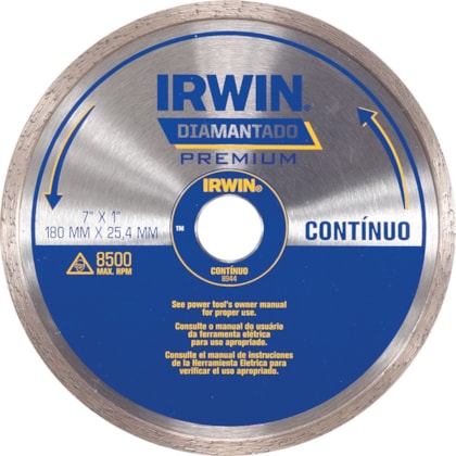 Disco Diamantado 180MMX25,4MM Continuo IW8944 Irwin-3506b20a-a624-403d-bfa4-136b9056b1e9