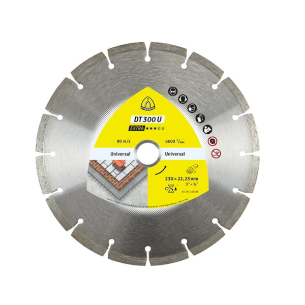 Disco Diamantado 180x13x22,23mmDT300U Extra 325345 Klingspor-aa7987c7-744f-4545-9c57-33353b19bf41