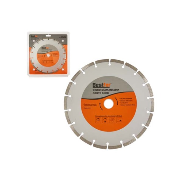 Disco Diamantado 230mm Segmentado C/Bucha Bfh2510 Besfter-9239670c-5c0b-4496-9366-fe46f2748dfe