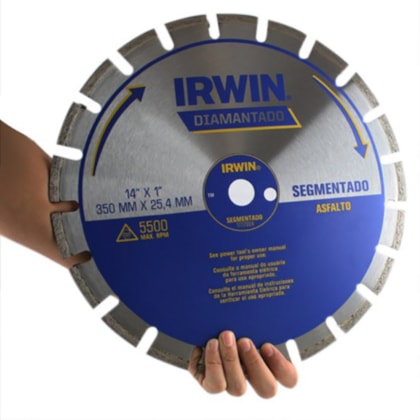 Disco Diamantado 350MM Para Asfalto Premium Irwin-4c37ec08-8b48-480d-862e-09c871b590c8