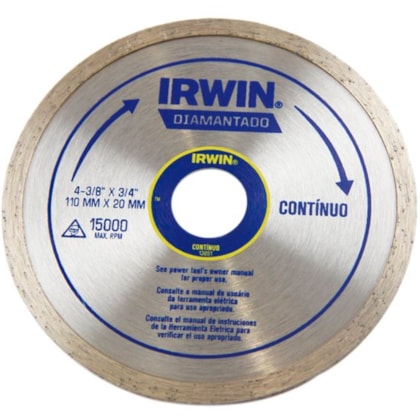 Disco Diamantado Contínuo 110MM IW13891 Irwin-4c4d2025-aef6-4c0e-b4a0-8a45af389ba3
