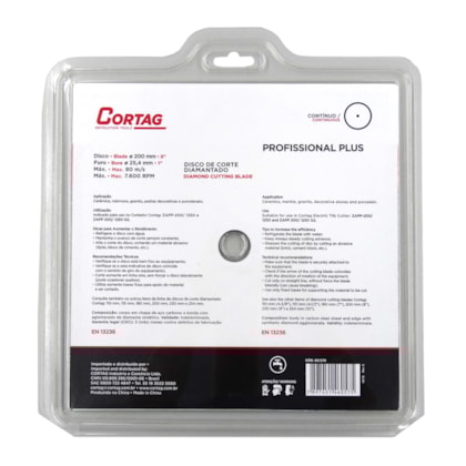 Disco Diamantado Contínuo 200x25,4mm Cortag-2d5329fa-07fd-4995-909c-771ba221ebe2