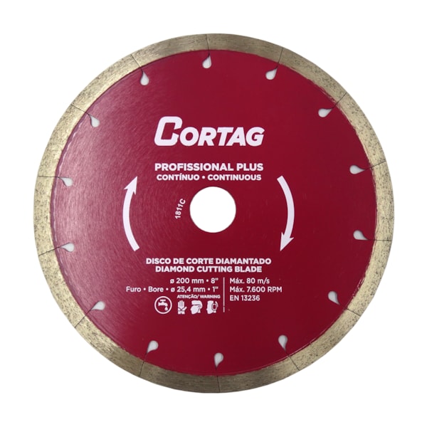 Disco Diamantado Contínuo 200x25,4mm Cortag-c63e743e-8514-43ae-b0d9-81ce3c05ed34