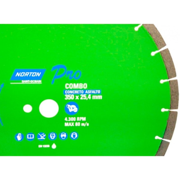 Disco Diamantado Para Concreto/Asfalto 350MM 70184602123 Norton-141b7350-e9ad-49df-a864-c0d3b5659337