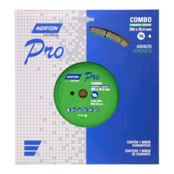 Disco Diamantado Para Concreto/Asfalto 350MM 70184602123 Norton-b3416905-cbd9-4f06-9030-544c451352f5
