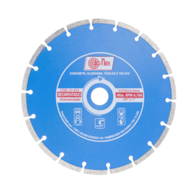 Disco Diamantado Segmentado 230mm C/ Bucha 7/8 21.015 Disflex