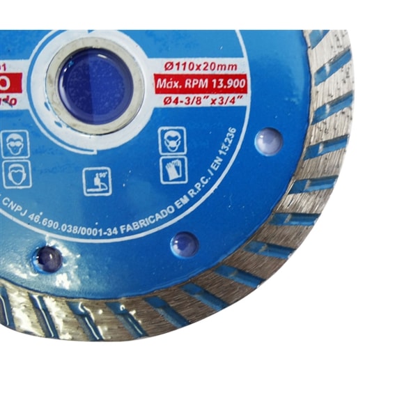 Disco Diamantado Turbo 110 x 20 mm Disflex-c7241868-1827-409e-bf2b-6797b6f86b4d
