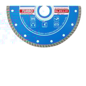 Disco Diamantado Turbo 180 x 25 mm Disflex