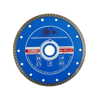Disco Diamantado Turbo 180 x 25 mm Disflex-f4017b1b-6145-4ed1-a1c8-55d48b5a6463