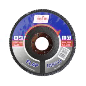 Disco Flap para Desbaste 115x22mm Grão 60 Disflex