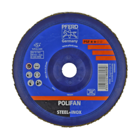 Disco Lamelar Flap Polifan PSF 115 x 22 GR80 Plast Steelox 69398184 Pferd