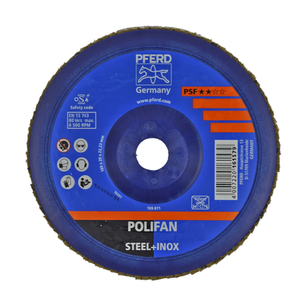 Disco Lamelar Flap Polifan PSF 115 x 22 GR80 Plast Steelox 69398184 Pferd-79b43bd9-653d-41e6-b67d-b96d5239742f