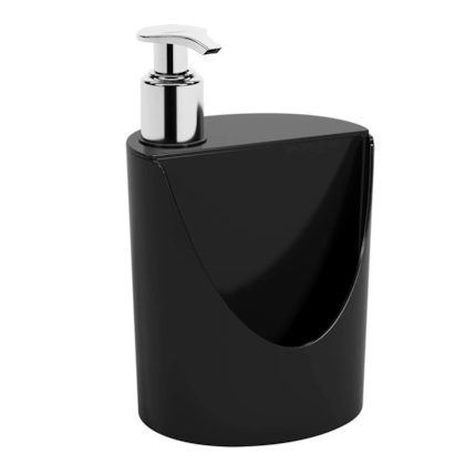 Dispenser Basic para Detergente e Esponja 600ml Preto 10837/0008 Coza-298fe52f-7294-4f7f-b130-5837b3c67178