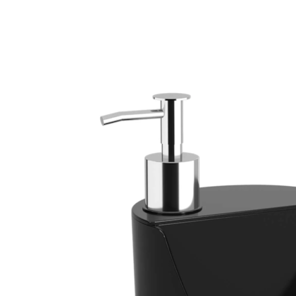 Dispenser Basic para Detergente e Esponja 600ml Preto 10837/0008 Coza-9d4541d3-f6c6-43e0-80bf-af2578e544c6