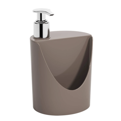 Dispenser Basic para Detergente e Esponja 600ml Warm Grey 10837/00126 Coza-12dd2976-e424-4a64-8683-7e68b2a16ca0