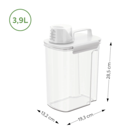 Dispenser Com Medidor 3,9L Cristal Easy Coza 10247/3009