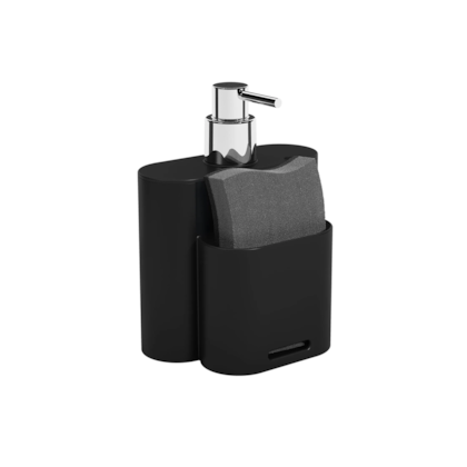 Dispenser detergente coza flat 500 ml preto 17002/3008 Coza -f78651f1-86c1-4b73-8702-98a9e7a99213